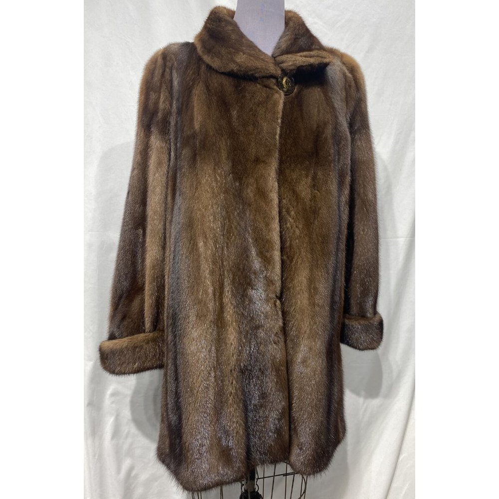 demi-buff mink stroller natural male turn up cuffs (64006)